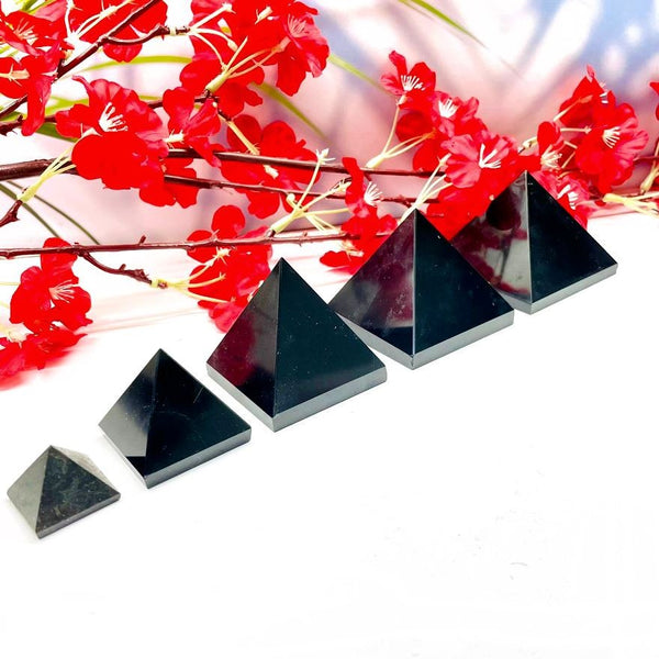 Black Agate Pyramid (Courage & Relief from Grief)