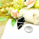 Black Obsidian Natural Shape Pendants (Psychic Protection)