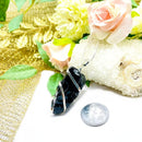 Black Obsidian Natural Shape Pendants (Psychic Protection)