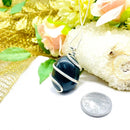 Black Obsidian Natural Shape Pendants (Psychic Protection)