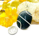 Wire Wrapped Oval Pendant