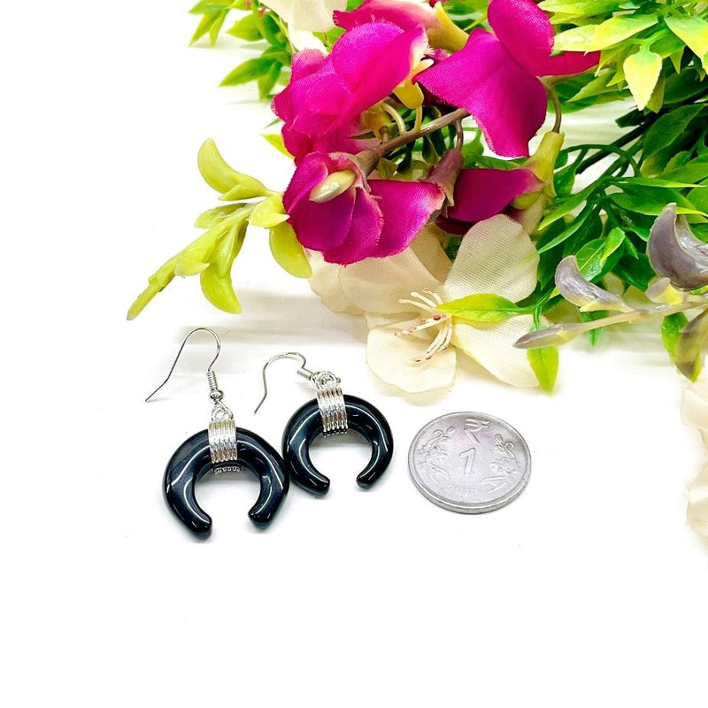 Black Tourmaline Earrings (Protection & Grounding)