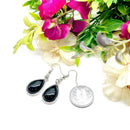 Black Tourmaline Earrings (Protection & Grounding)