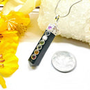 Cap Pencil Pendant with 7 Chakra