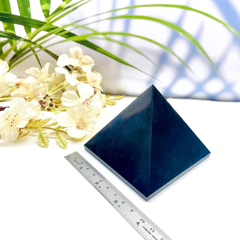 Black Tourmaline Pyramid (Protection & Grounding)