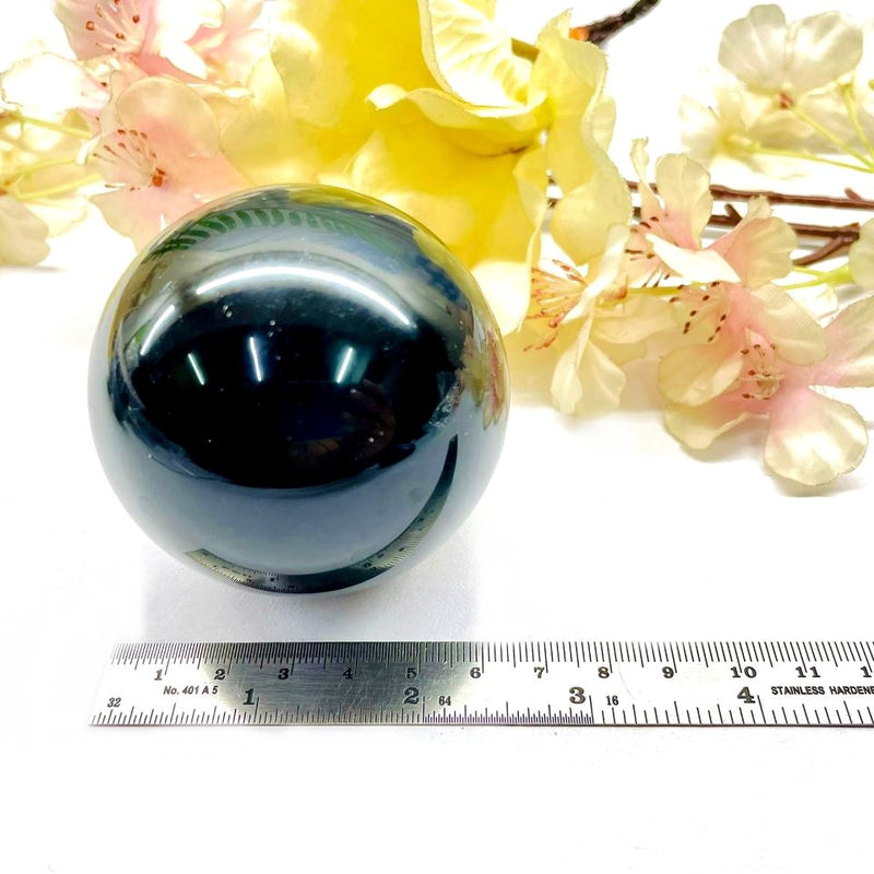 Black Tourmaline Sphere (Protection & Grounding)