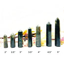 Black Tourmalinated Quartz Tower (Psychic Protection)