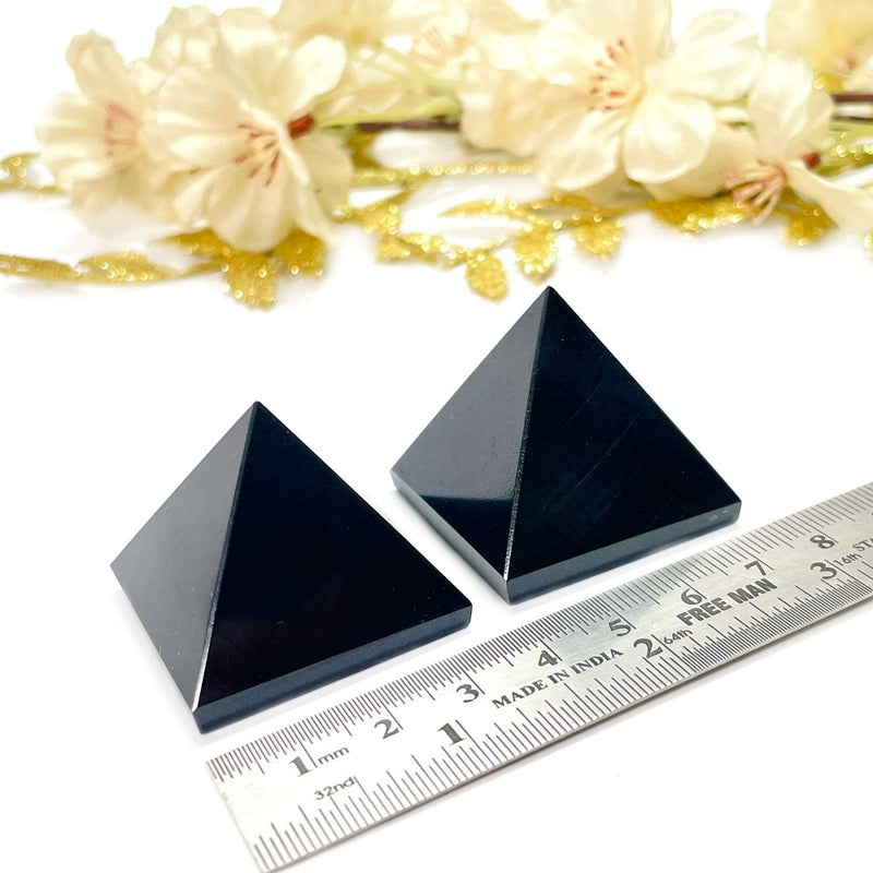 Black Tourmaline Pyramid (Protection & Grounding)