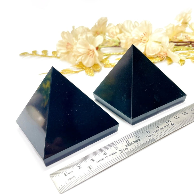 Black Tourmaline Pyramid (Protection & Grounding)