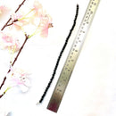 Black Onyx 6mm Faceted Round Bead Anklet