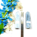 Blue Calcite 4-Sided Obelisk Tower (Calm Communication)