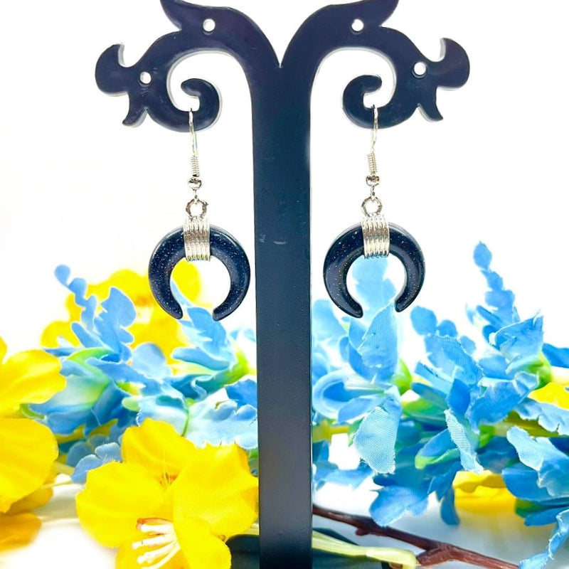 Blue Sandstone Earrings (Confidence & Protection)