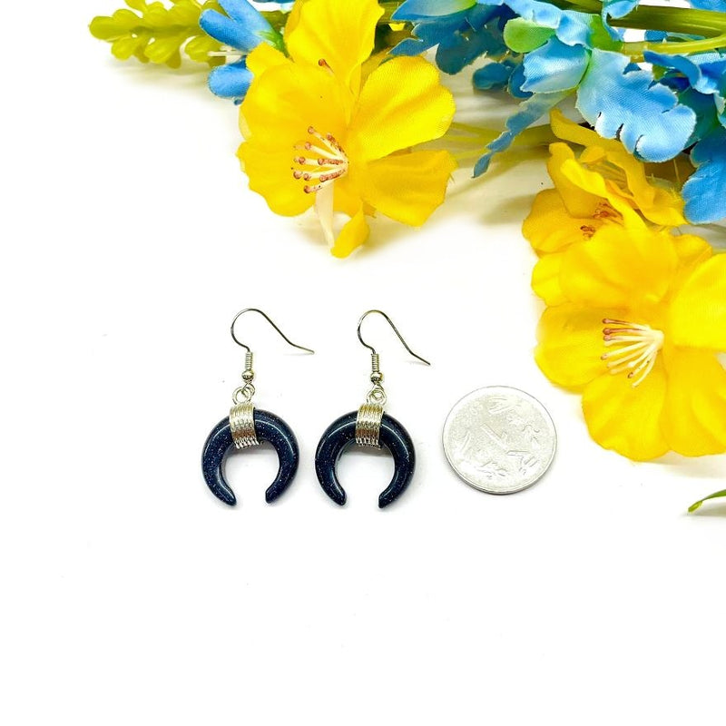 Blue Sandstone Earrings (Confidence & Protection)