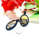 Septarian Cabochon Pendants (Grounding & Communication)