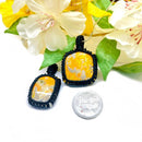 Bumble Bee Jasper Cabochon Pendants (Change & Optimism)