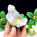 Butterscotch Fluorite on Quartz (Intellect & Creativity)