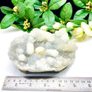 Butterscotch Fluorite on Quartz (Intellect & Creativity)