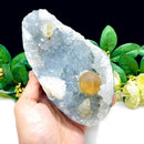 Butterscotch Fluorite on Quartz (Intellect & Creativity)