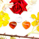 Carnelian Flat Surface Pendants (Creativity)