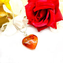 Carnelian Flat Surface Pendants (Creativity)