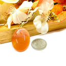 Carnelian Flat Surface Pendants (Creativity)