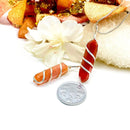 Carnelian Pencil Pendants (Passion & Vitality)