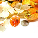 Carnelian Flat Surface Pendants (Creativity)