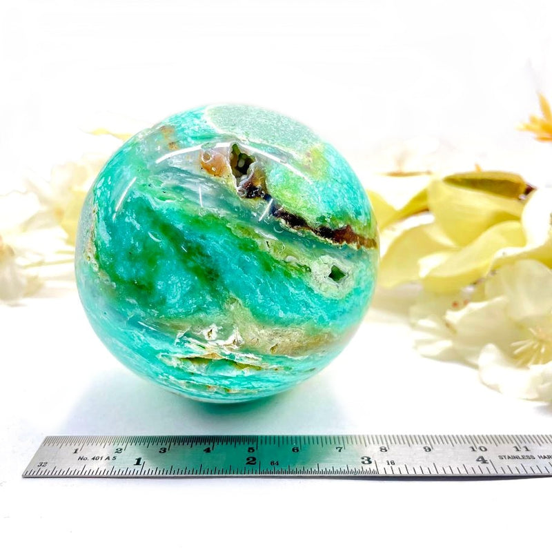 Chrysoprase Sphere (Relationships & Compassion)