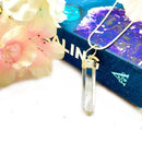 Clear Quartz Pencil Pendants (Aura Expansion)