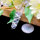 Clear Quartz Pencil Pendants (Aura Expansion)