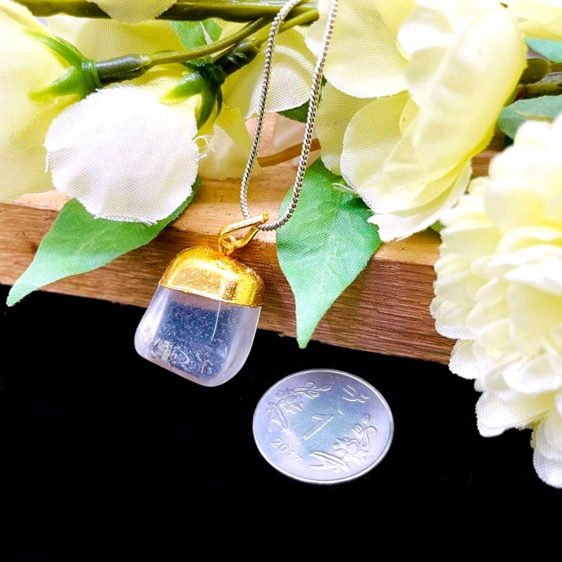 Clear Quartz Tumble Shape Pendants (Energy Amplifier)