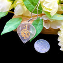 Clear Quartz Heart Pendants (Energy Amplification)