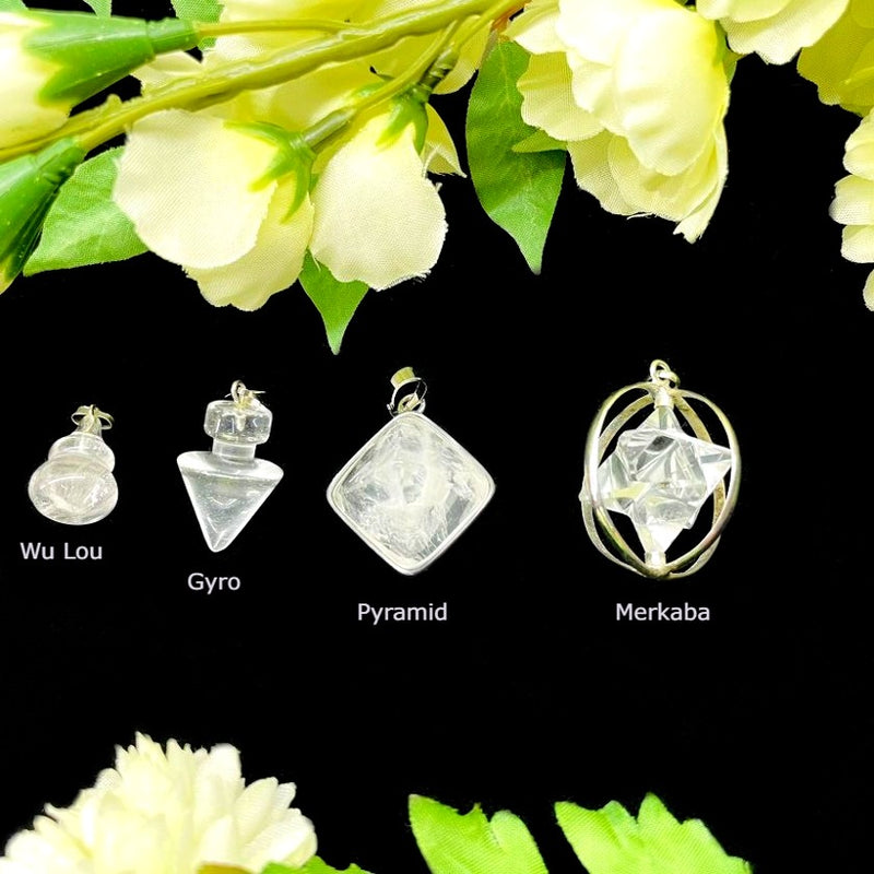 Clear Quartz Pendants - Hestia Collection