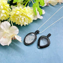 Clear Quartz Cabochon Pendants (Expand Consciousness & Aura)