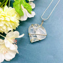 Clear Quartz Heart Pendants (Energy Amplification)