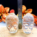 Clear Quartz Buddha Head