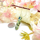 Dalmatian Jasper Pencil Pendants (Fun & Uplifting)