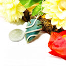 Dark Green Aventurine Pencil Pendants (Abundance & Growth)