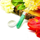 Dark Green Aventurine Pencil Pendants (Abundance & Growth)