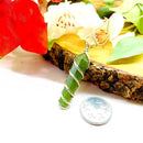 Dark Green Aventurine Pencil Pendants (Abundance & Growth)