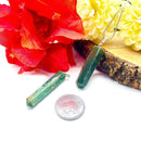 Dark Green Aventurine Pencil Pendants (Abundance & Growth)