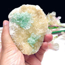 Green Disco Ball Apophyllite Cluster (Spiritual growth & Universal Love)