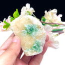 Green Disco Ball Apophyllite Cluster (Spiritual growth & Universal Love)
