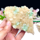 Green Disco Ball Apophyllite Cluster (Spiritual growth & Universal Love)