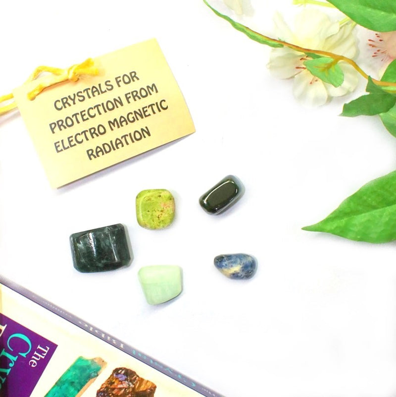Crystals for Protection from Electro Magnetic Radiation