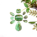 Fluorite with Pyrite Cabochons