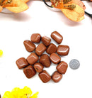 Orange Goldstone Tumble (Ambition and Confidence)