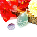 Green Aventurine Cabochon Pendants (Abundance & Luck)