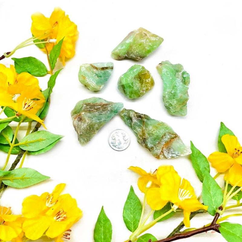 Green Calcite Rough (Physical Healing for Heart & Lungs)