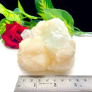 Green Fluorapophyllite on Stilbite Clusters (Forgiveness & Love)